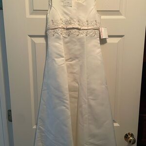 Elegant White Kids Dress